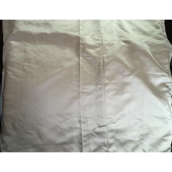 $1440 Fino Lino Italy NWT 1pc QUEEN Duvet Cover Champagne 90”x 94” NWT - Picture 11 of 14